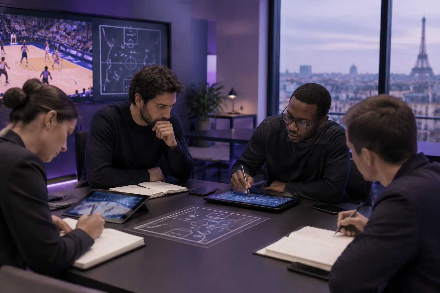 Rédaction et analystes de basketball à Paris