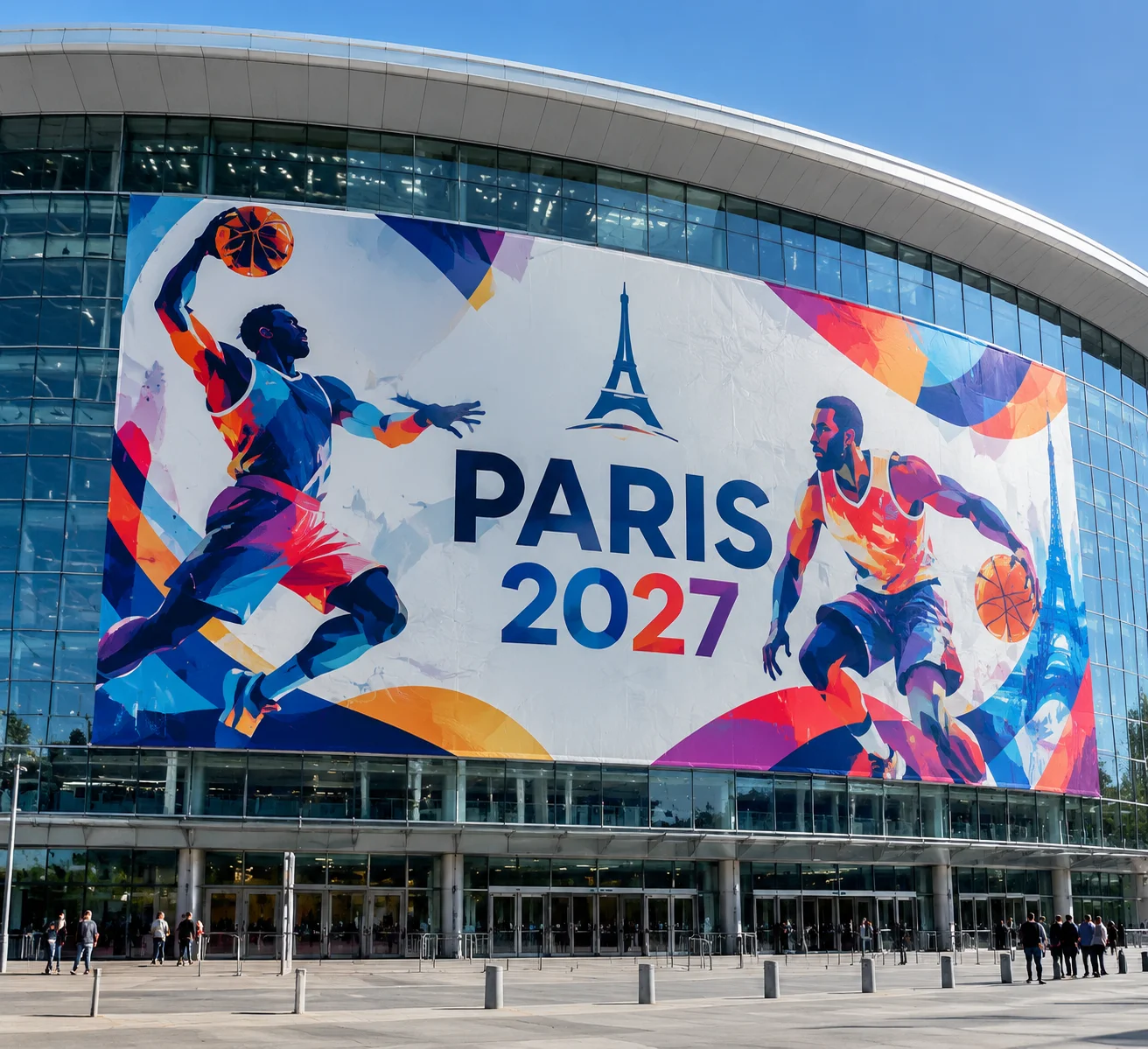 Annonce de la tenue de la rencontre à l'Accor Arena