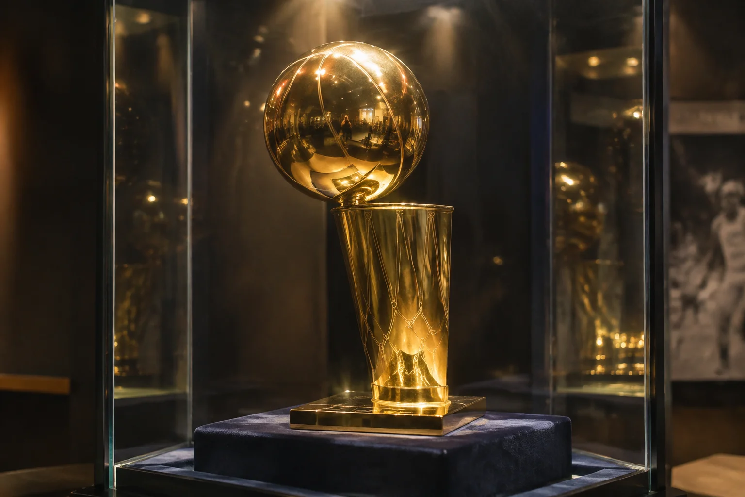 Trophée de championnat Larry O'Brien présenté à Paris